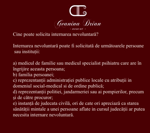 internare nevoluntară