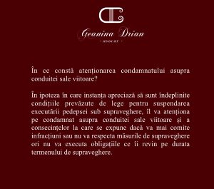Suspendarea executării pedepsei sub supraveghere