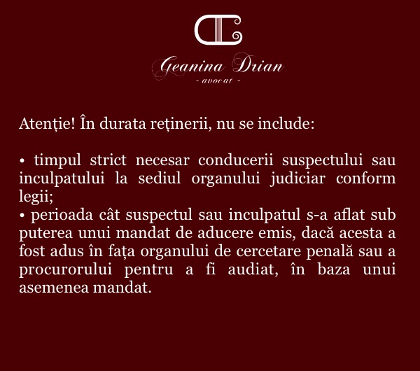 reținerea