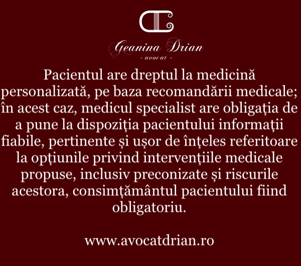 drepturile pacientului