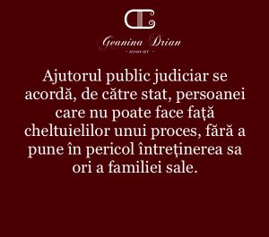 ajutor public judiciar ajutorul public judiciar 