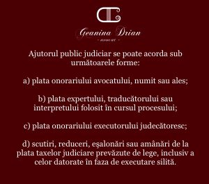 ajutor public judiciar ajutorul public judiciar 